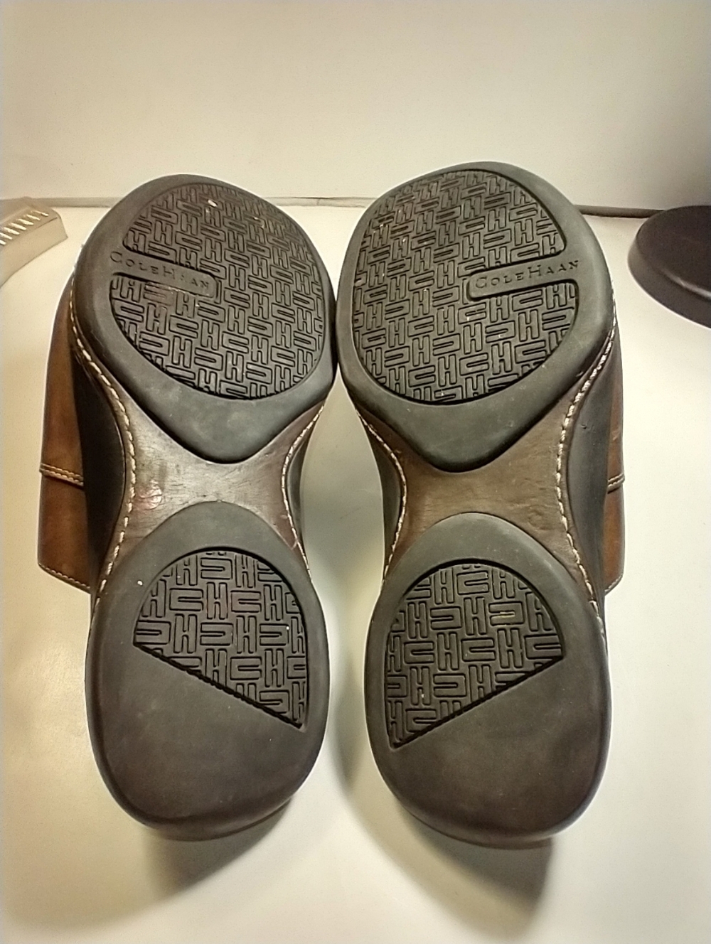 Cole Haan Brown Leather Casual Slide Sandals Men's sz 10.5M. - Picture 9 of 12